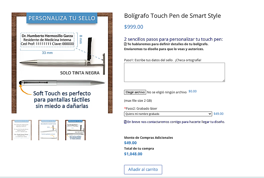 Touch pen de smart style